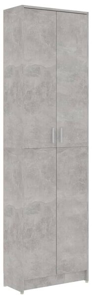 Hallway Wardrobe Concrete Grey 55x25x189 cm Engineered Wood