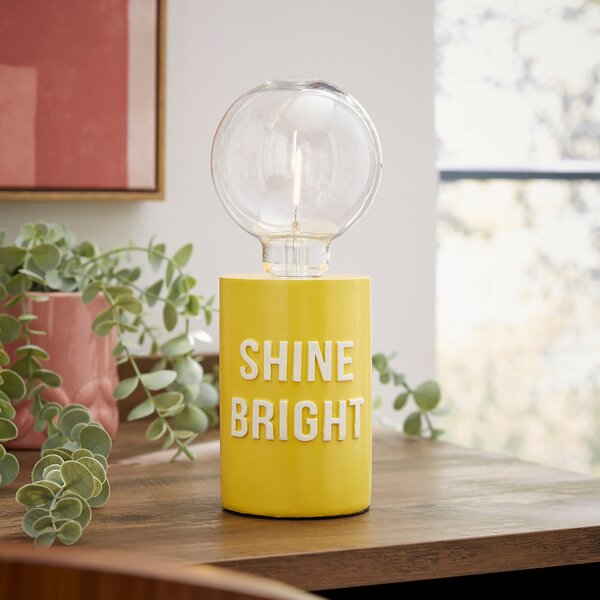 Shine Bright Bulb Holder Yellow