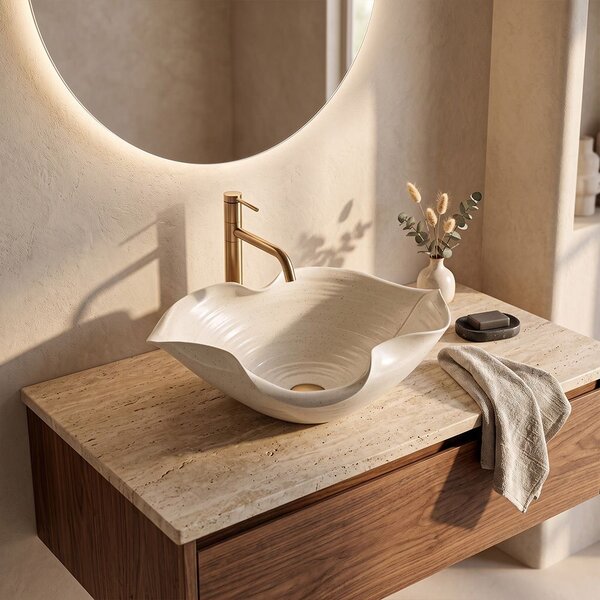 Ceramic Countertop Basin REA HM-02 Handmade ART