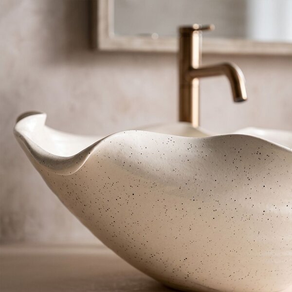 Ceramic Countertop Basin REA HM-02 Handmade ART