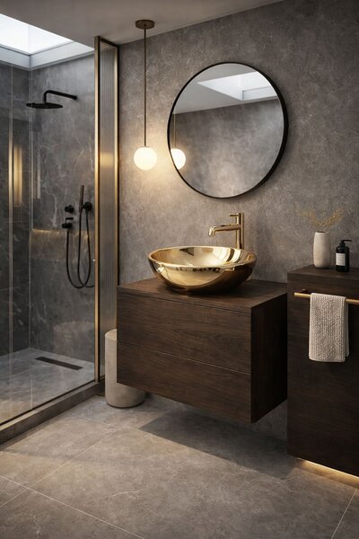 Countertop Basin Rea Sofia Gold