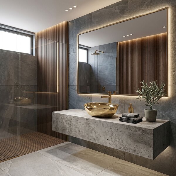 Countertop Basin Rea Sofia Gold