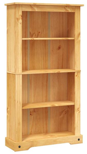 4-Tier Bookcase Mexican Pine Corona Range 80x29x150 cm