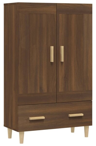 Highboard Brown Oak 70x31x115 cm Engineered Wood