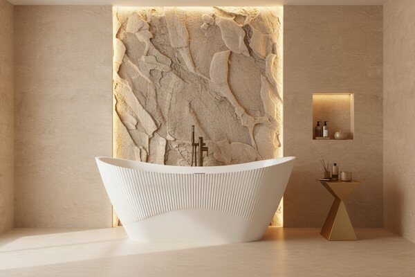 Freestanding Acrylic Bathtub ATENA 170