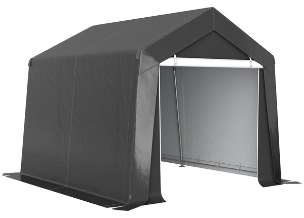 Outsunny 3 x 3(m) Waterproof Portable Shed, Garden Storage Tent with Ventilation Window, for Bike, Motorbike, Garden Tools