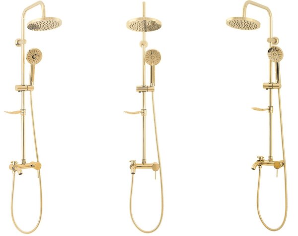 Shower set REA LUIS GOLD