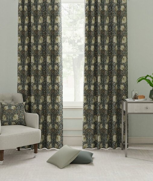 Morris & Co Pimpernel Ready Made Curtains Blue