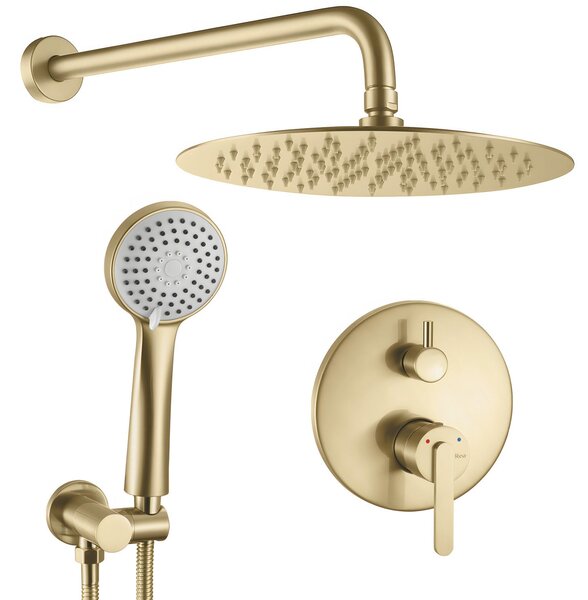 Shower system Rea Ontario Brush Gold + BOX