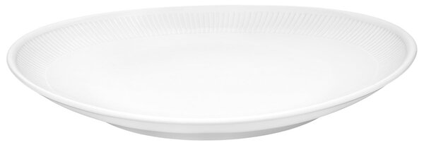 Pillivuyt Plissé steak plate oval White