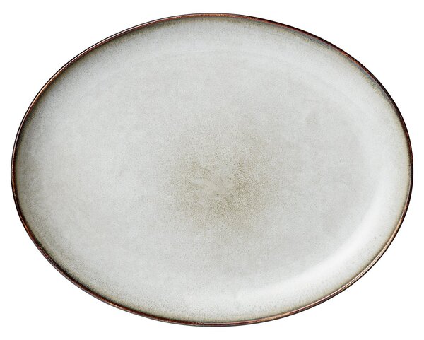 Lene Bjerre Amera plate oval grey