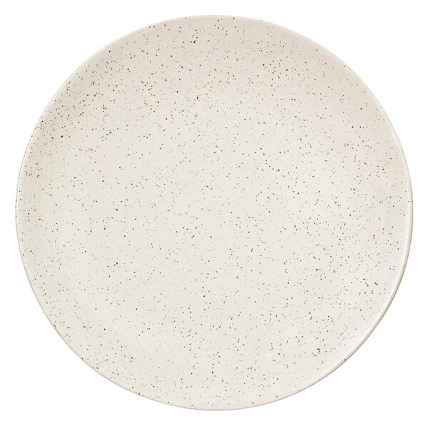 Broste Copenhagen Nordic Vanilla plate Ø26 cm Cream with grains