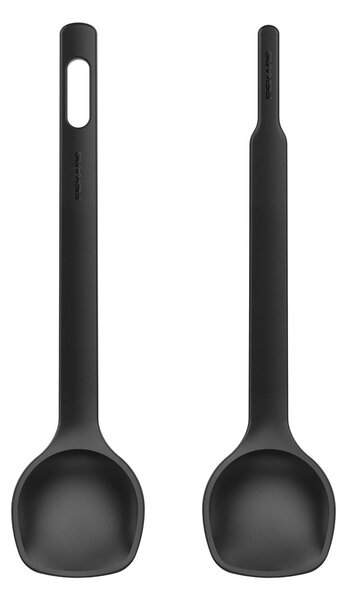 Fiskars Functional Form salad cutlery 2-pack Black