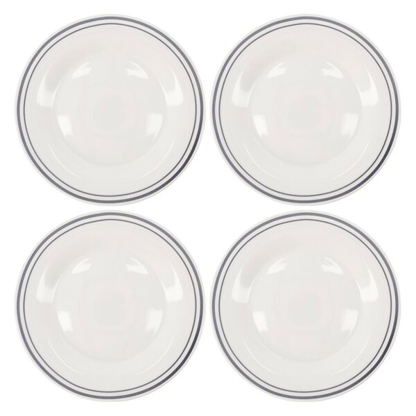 Nicolas Vahé Bistro plate Ø27 cm 4-pack grey