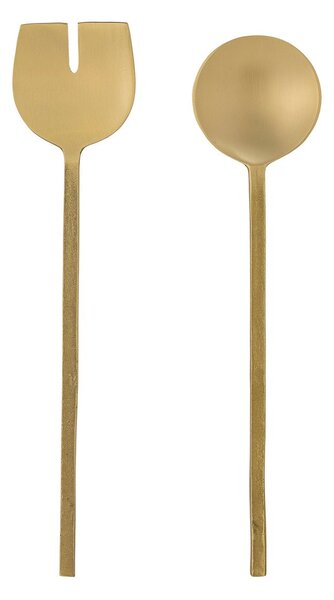 Bloomingville Serra salad cutlery 2 pieces brass