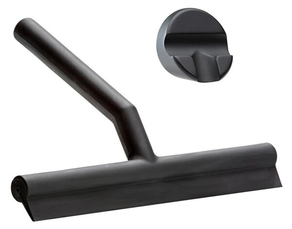 Zone Denmark Wiper shower scraper Black, with holder