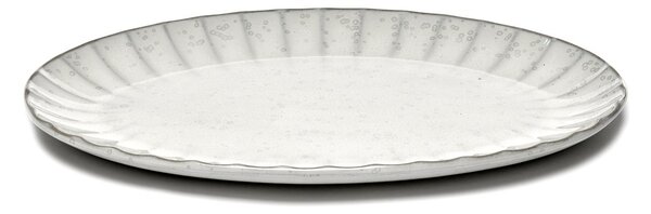 Serax Inku oval plate L 21x30 cm White