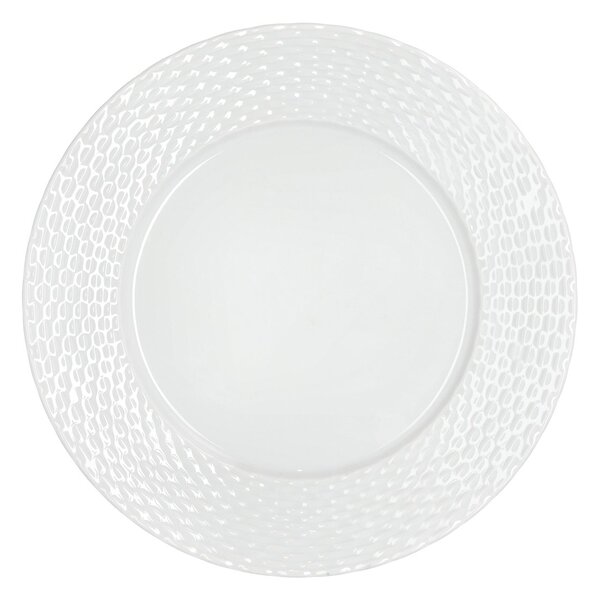 Pillivuyt Basket plate Ø22 cm White