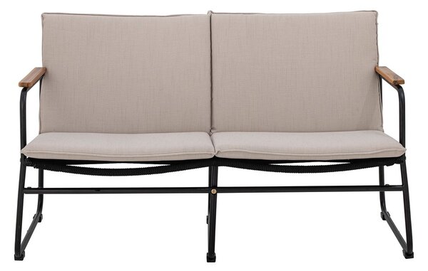 Bloomingville Hampton sofa 127x71x76 cm Black-beige