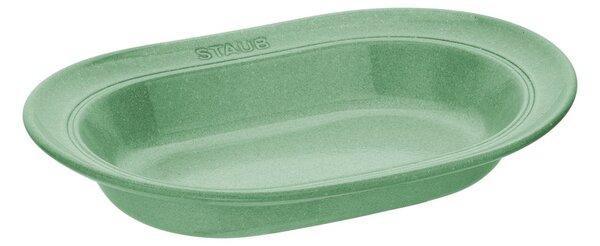 STAUB Staub oval plate 25 cm Salvia