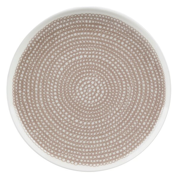 Marimekko Siirtolapuutarha plate Ø 25 cm White-beige