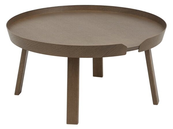 Muuto Around table large Stained dark brown