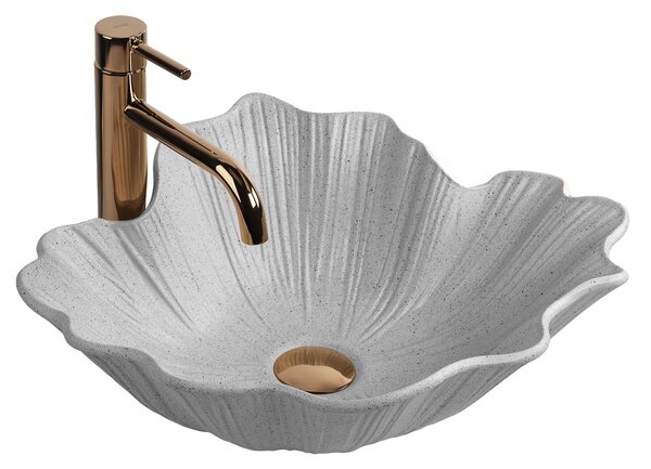 Countertop Basin Rea Flower Grey