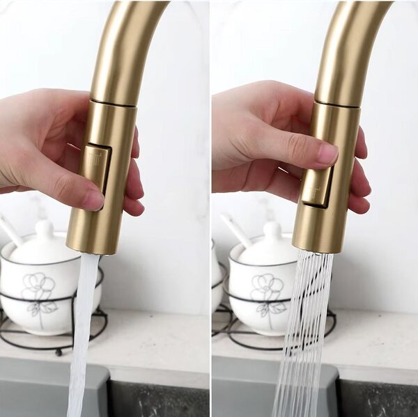Kitchen faucet Eco Fresh BRUSH GOLD
