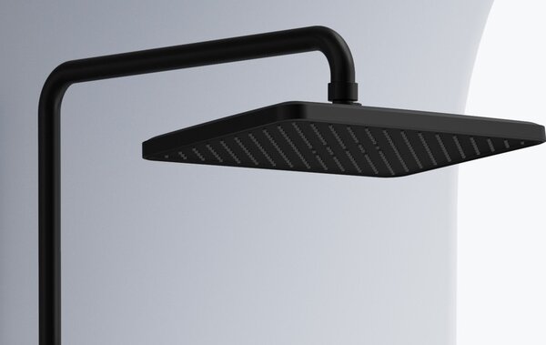 Shower set with thermostat REA Pedro Black