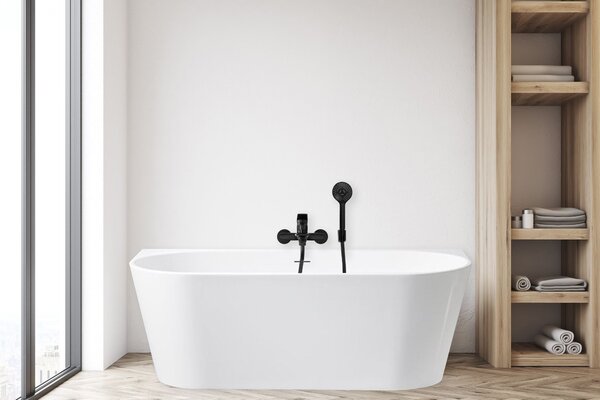 Wall acrylic bath CAPRI 160cm