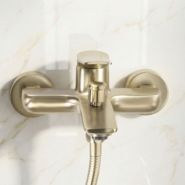 Bathtub faucet PREMIUM REA Vision Brush Gold