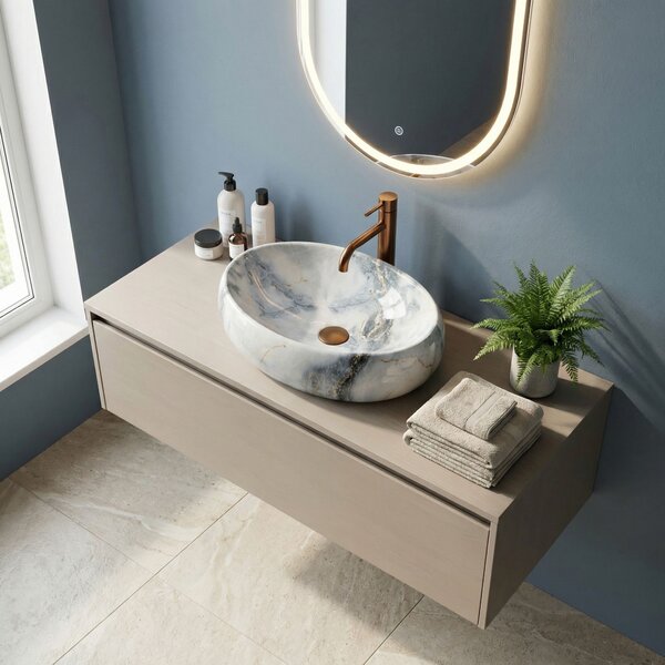 Countertop washbasin Rea Linda Granit