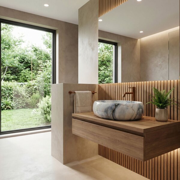 Countertop washbasin Rea Linda Granit