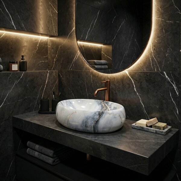 Countertop washbasin Rea Linda Granit