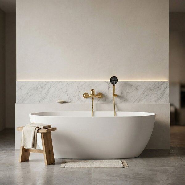 Bathtub faucet PREMIUM REA Vision Gold