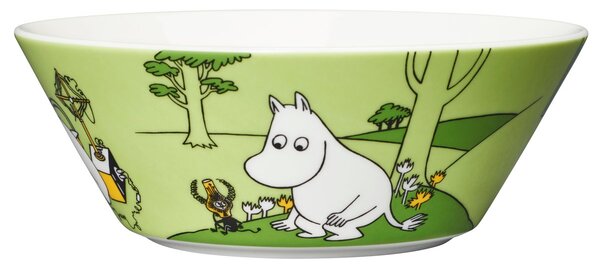 Arabia Moomintroll Moomin bowl Grass green