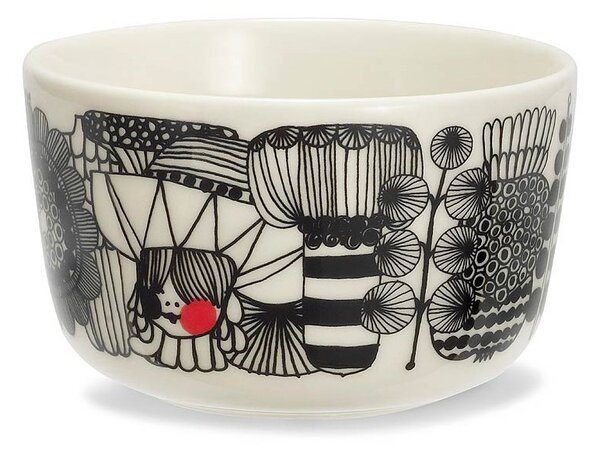 Marimekko Siirtolapuutarha bowl 2.5 dl red-white