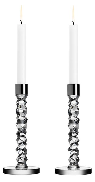 Orrefors Carat candleholder 2-pack 2-pack