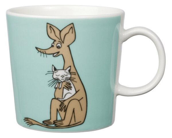 Arabia Sniff Moomin mug turquoise