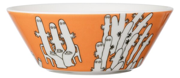 Arabia Hattifattener moomin bowl orange