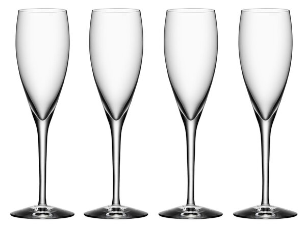 Orrefors More champagne glass 4-pack 4-pack