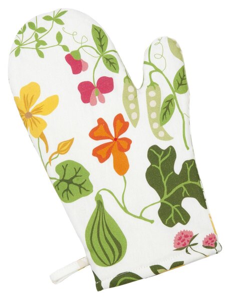 Klippan Yllefabrik Leksand oven mitt white