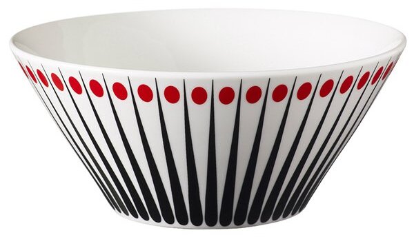 Superliving Amanda bowl large white-tomato (red)