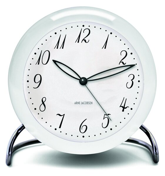 Arne Jacobsen Clocks AJ LK table clock white