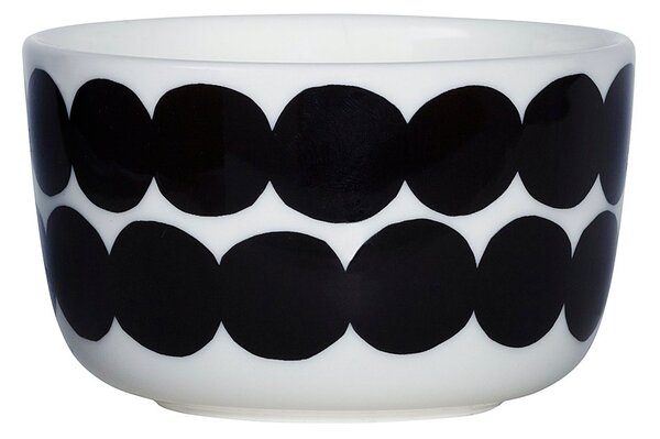 Marimekko Räsymatto bowl 2.5 dl black-white