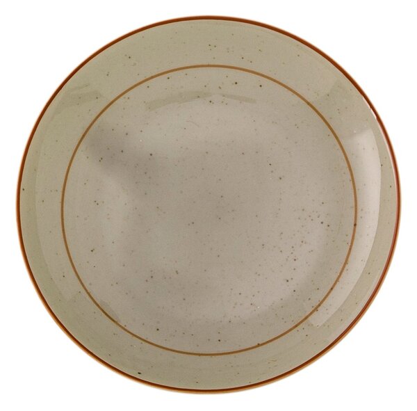 Wik & Walsøe Rustikk deep plate green 13 cm