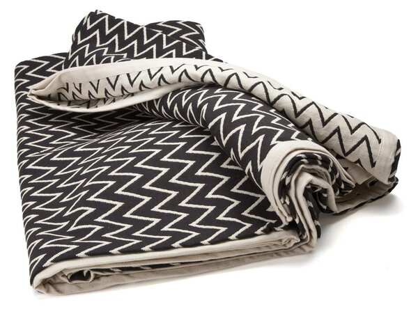 Ørskov Zigzag bedspread black 260x260 cm