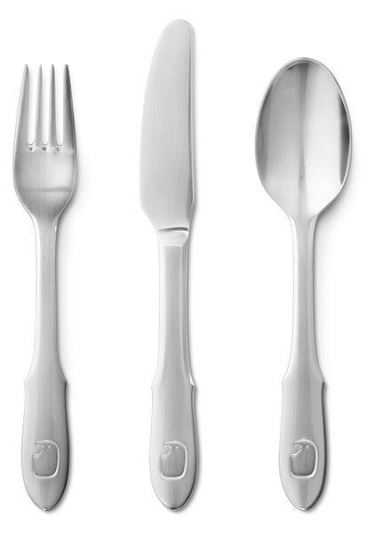 Georg Jensen Elephant children cutlery set 3 pcs