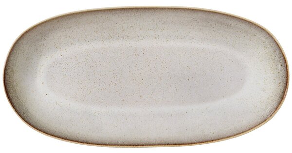 Bloomingville Sandrine large serving platter light grey