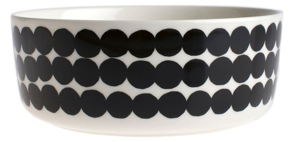 Marimekko Räsymatto serving bowl 1.5 l black-white